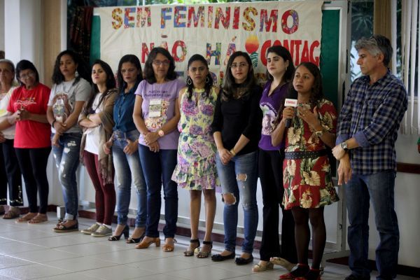 Mulheres rurais na construção de um Brasil soberano, democrático, justo, igualitário e livre de violência.