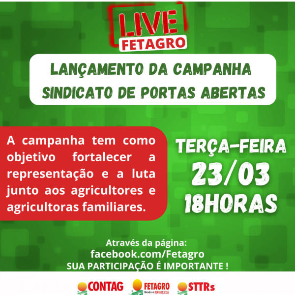 Lançamento da Campanha Nacional de Sindicalização Sindicato de Portas Abertas em Rondônia 