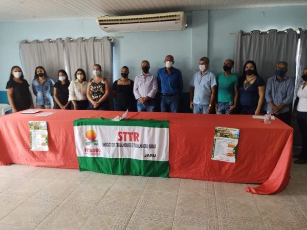 Ato de solenidade de posse da Diretoria do Sindicato dos Trabalhadores e Trabalhadoras Rurais de Jaru