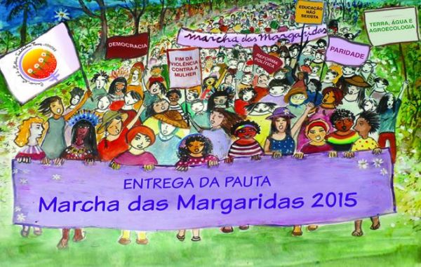 Entrega da pauta da 5ª Marcha das Margaridas 2015‏