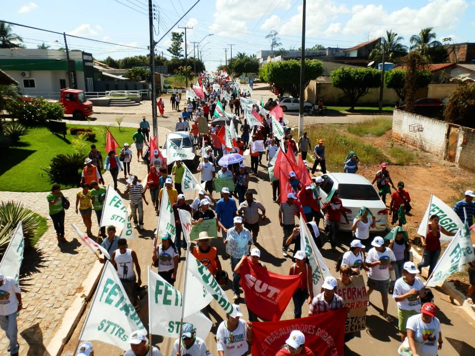 Campo e cidade de Rondônia no Dia Nacional de Lutas